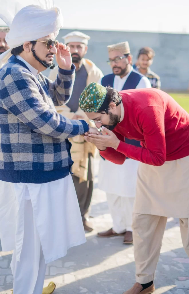 Tradition of Kissing hands