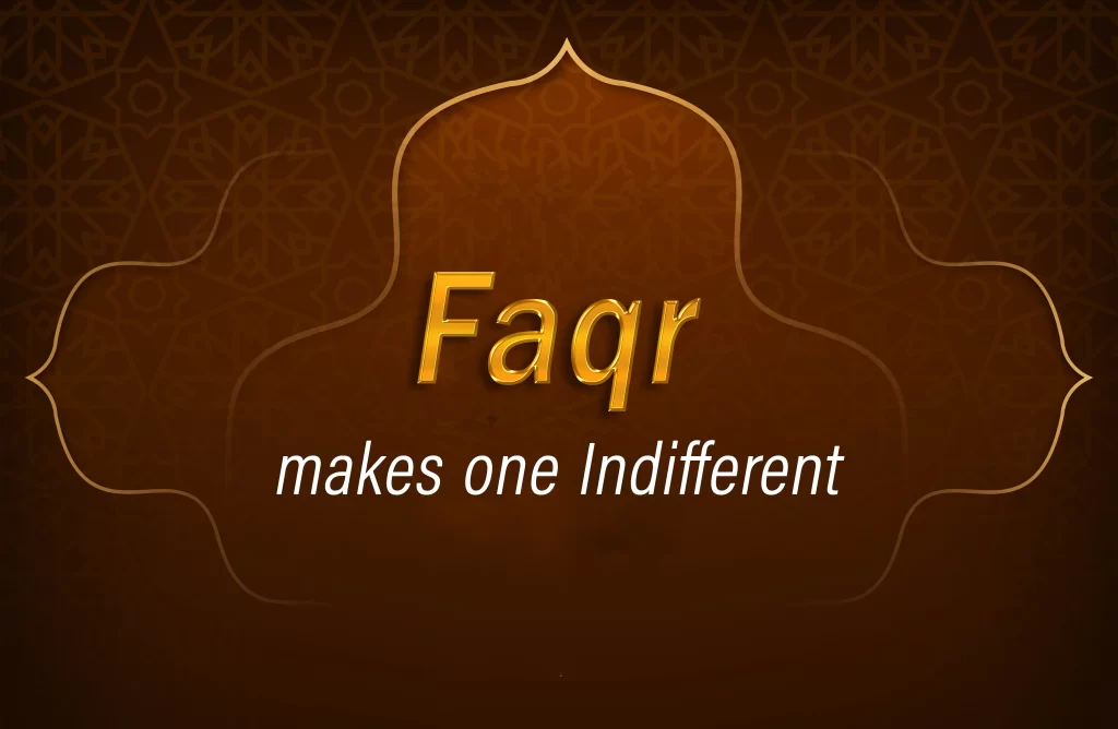 Faqr - the soul of Islam